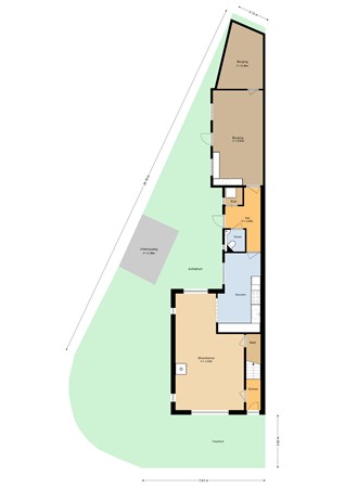 Floorplan - Witte de Withstraat 34, 3752 CX Bunschoten-Spakenburg